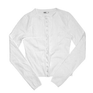House of CB Riva Knit Cardigan in White